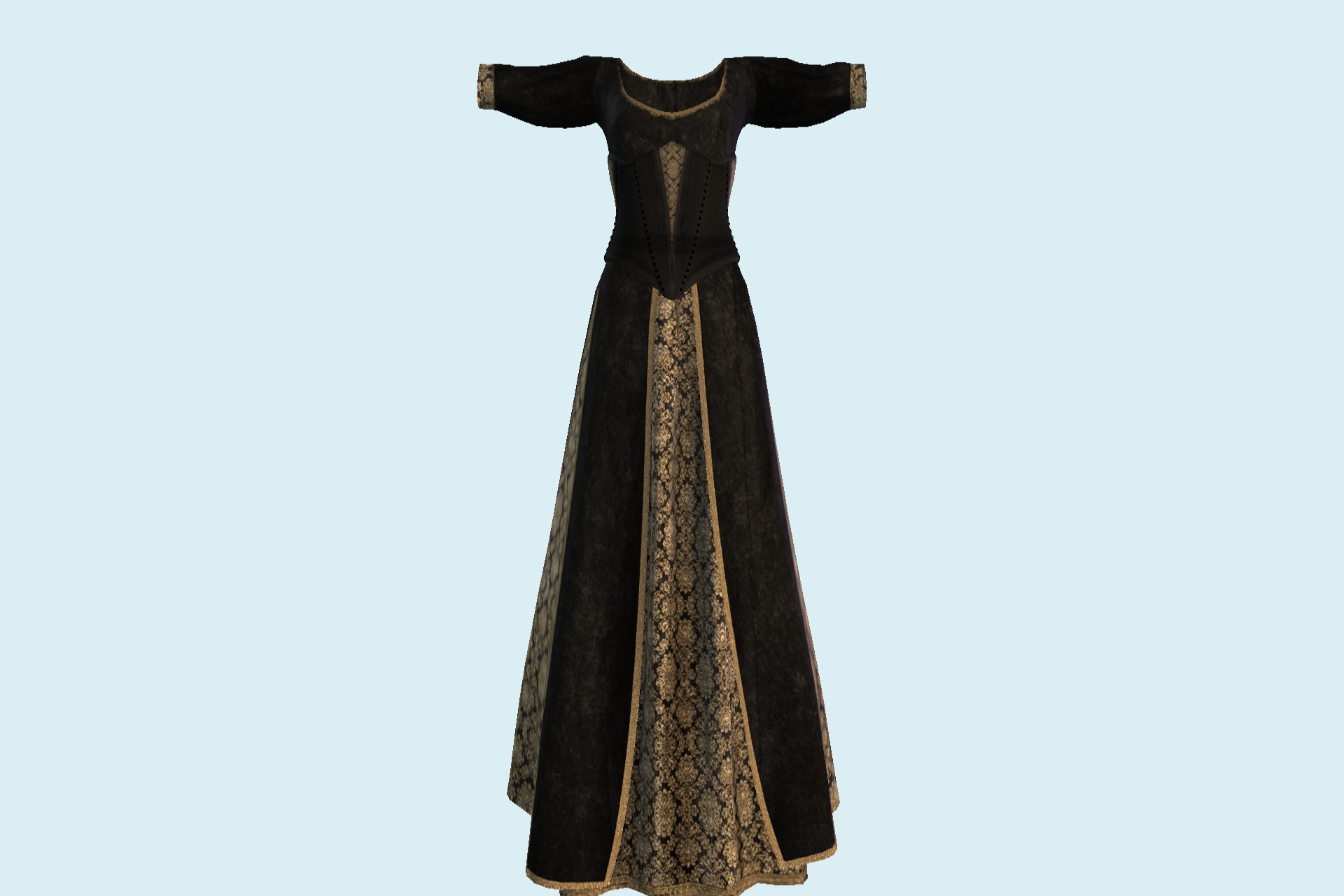 中世纪连衣裙