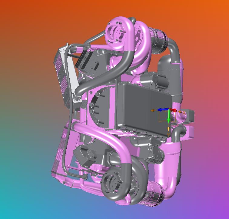 保時捷GT2發動機引擎