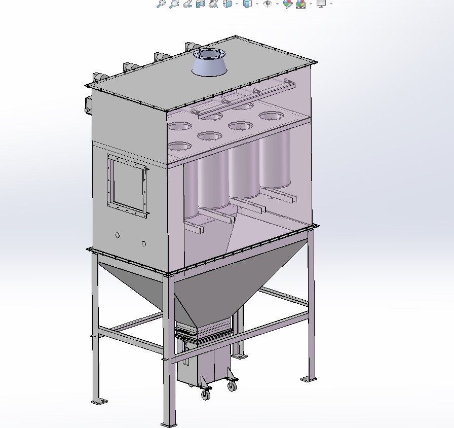 布袋除塵器模型2