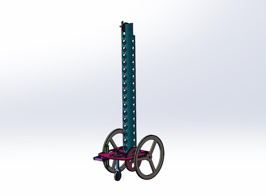 DIY科技小制作物理玩具重力小车