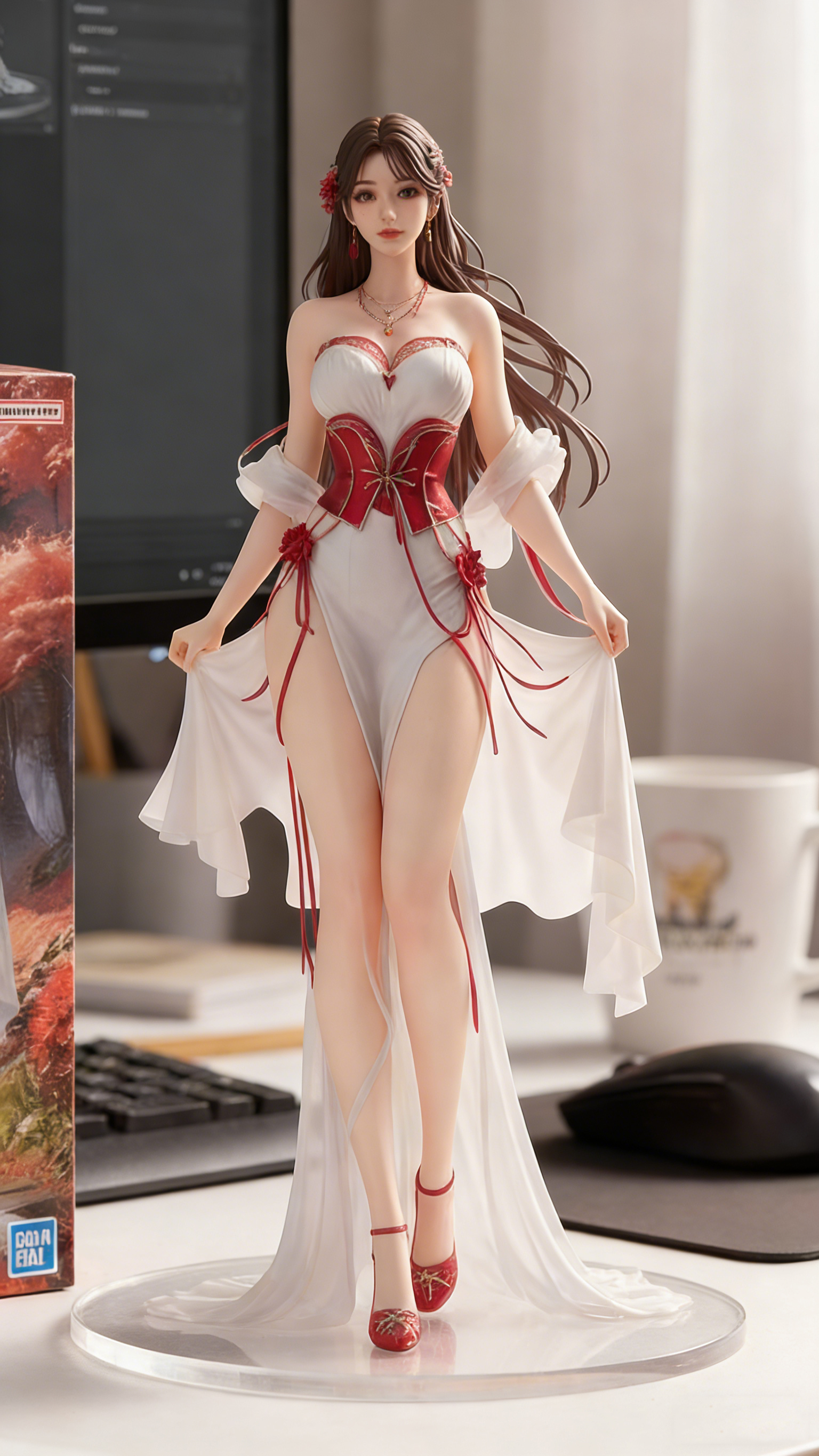 完美世界火靈兒手辦.stl