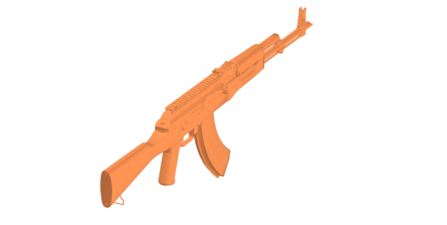 AK47 可直接3d打印版本