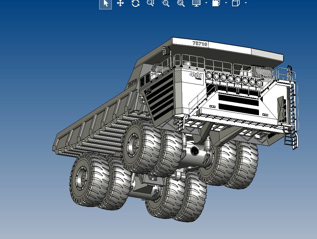 別拉斯Belaz礦用大型自卸車75710