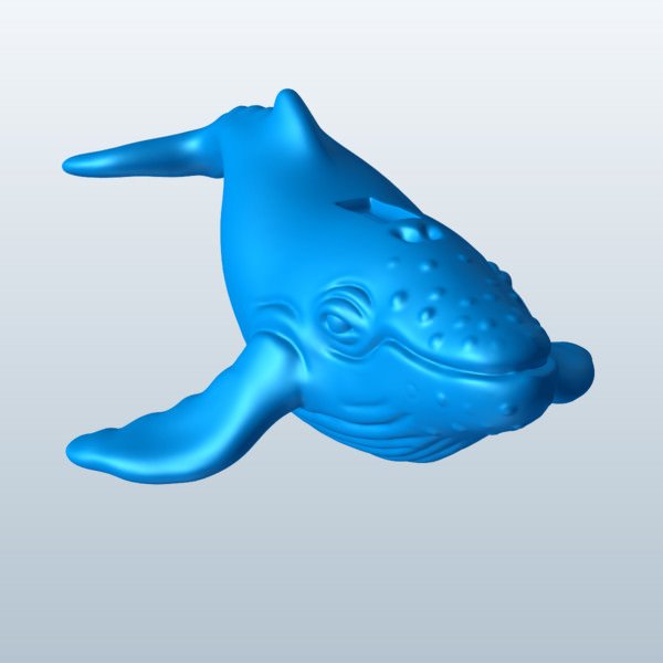 驼背鲸V1 3D模型