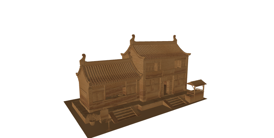 中国古代建筑模型02 ma和obj格式