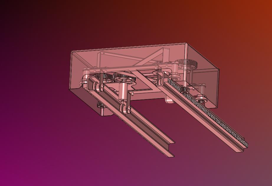 齒條電機(jī)行走移栽機(jī)機(jī)器人地軌