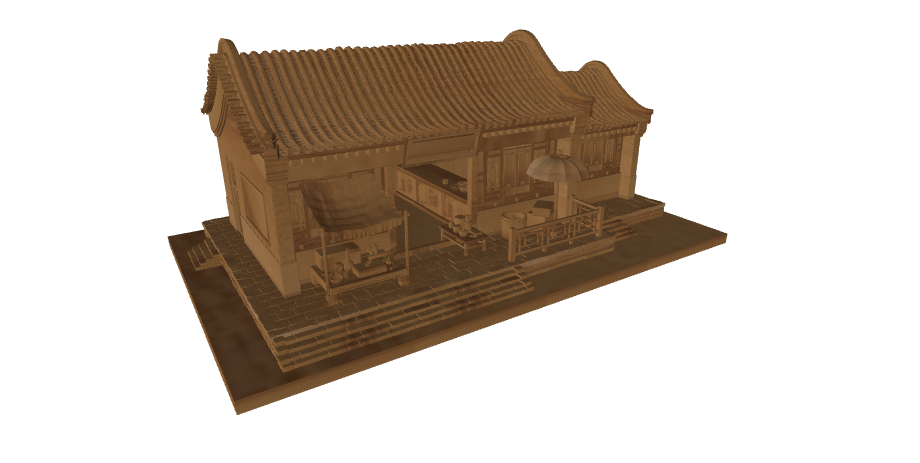 中国古代建筑模型04 ma和obj格式