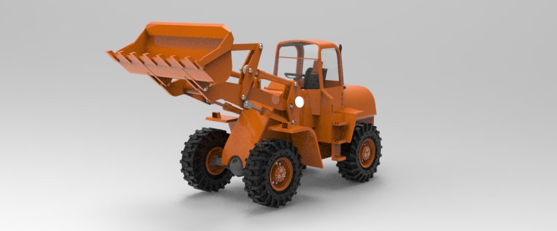 轮式铲车挖掘机玩具