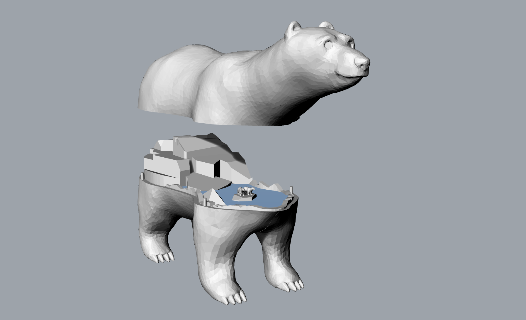 北极熊.fbx