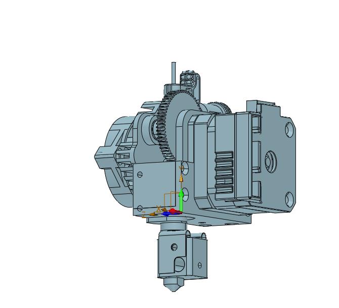 3D打印機(jī)近程伺服擠出頭噴嘴