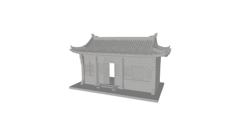 中国古代建筑模型07 ma和obj格式