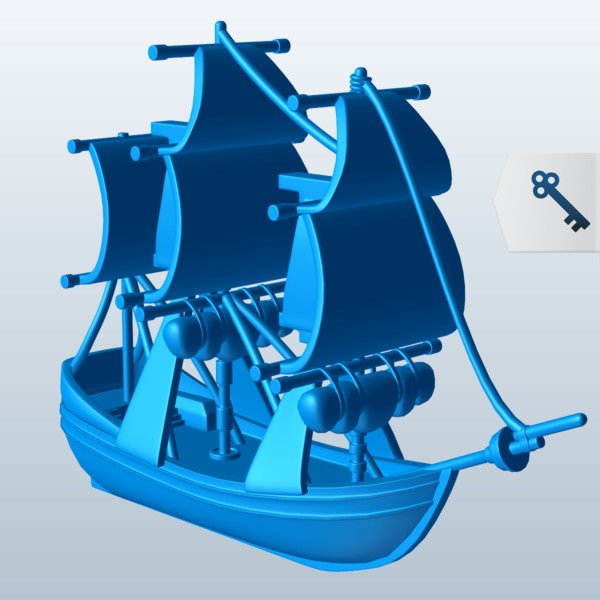 舰载艇模型