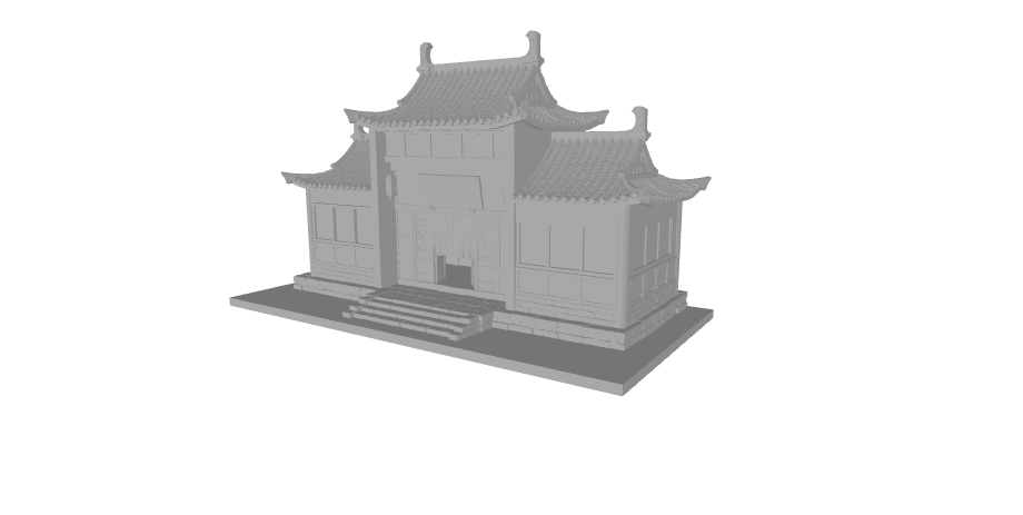 中国古代建筑模型05 ma和obj格式