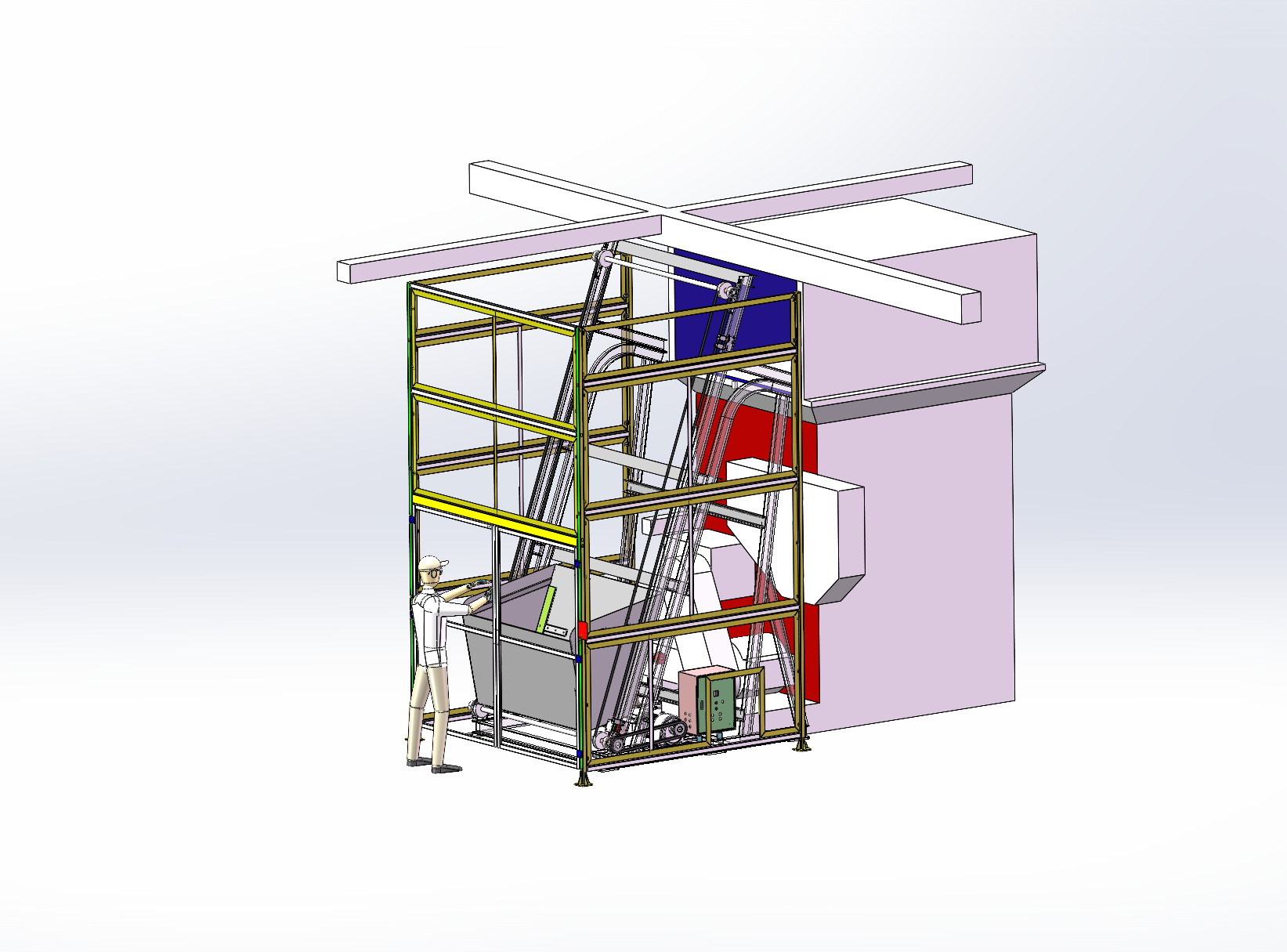 翻斗式廢料提升機(jī) 