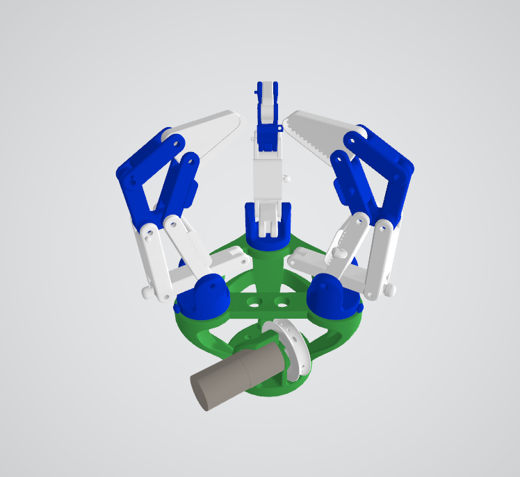 3D打印气动机械手 