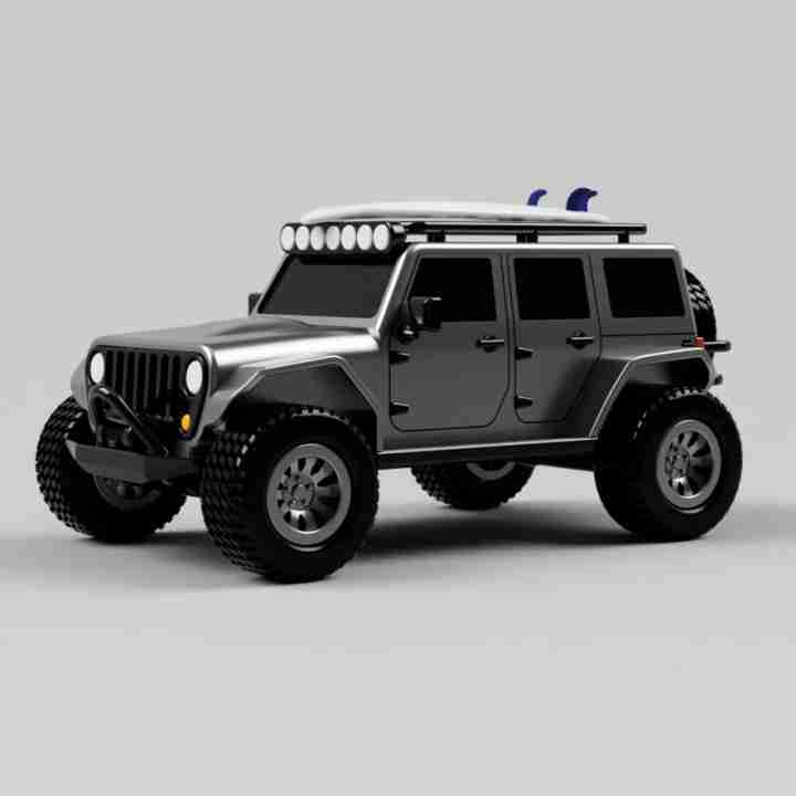 組裝JEEP模型