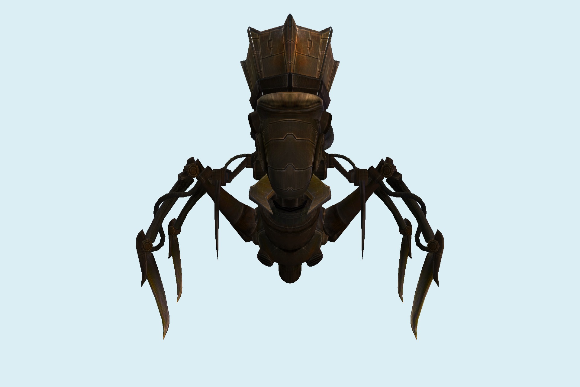 游戏角色节肢动物金属螃蟹昆虫机器人
