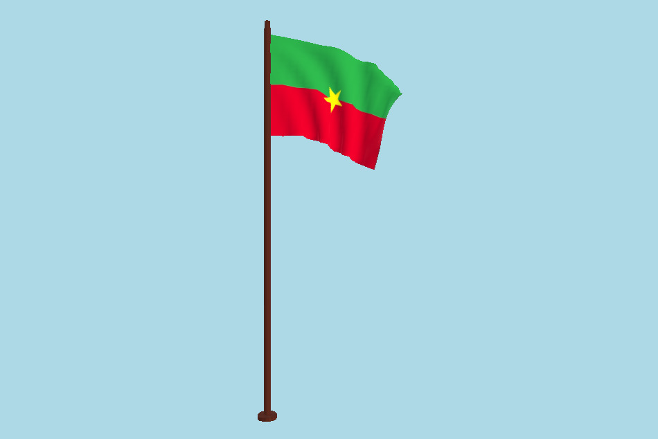 布基纳法索国旗动画