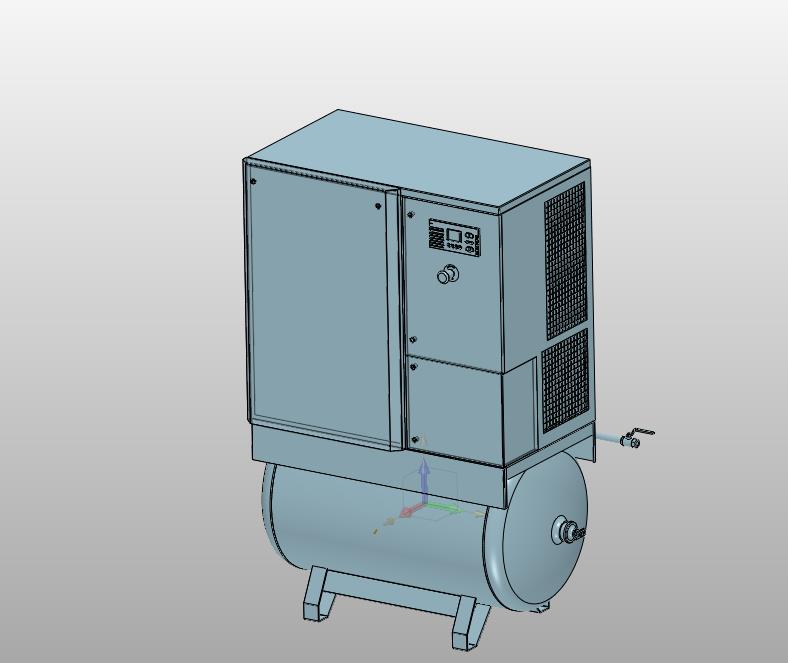 4kw空气压缩机带冷干机螺杆空压机