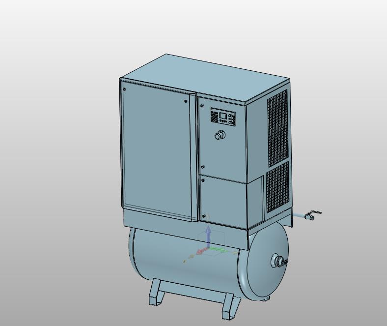 4kw空氣壓縮機帶冷干機螺桿空壓機