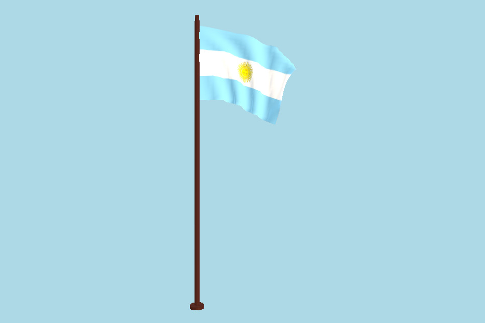 阿根廷国旗动画