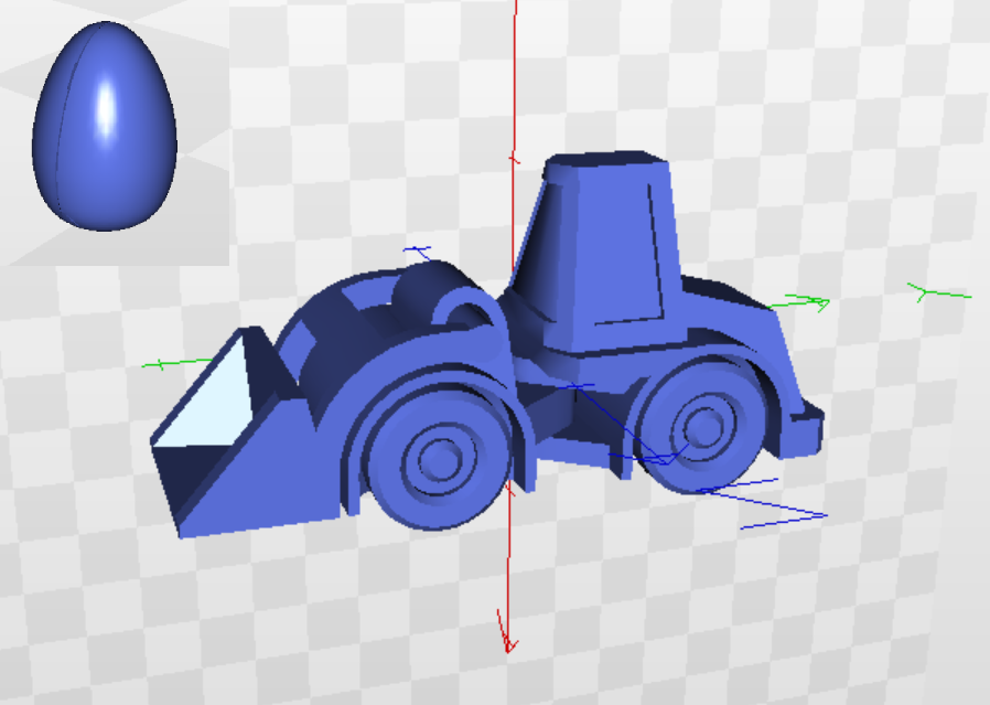 蛋系列 鏟車蛋 蛋可動 鏟車可動