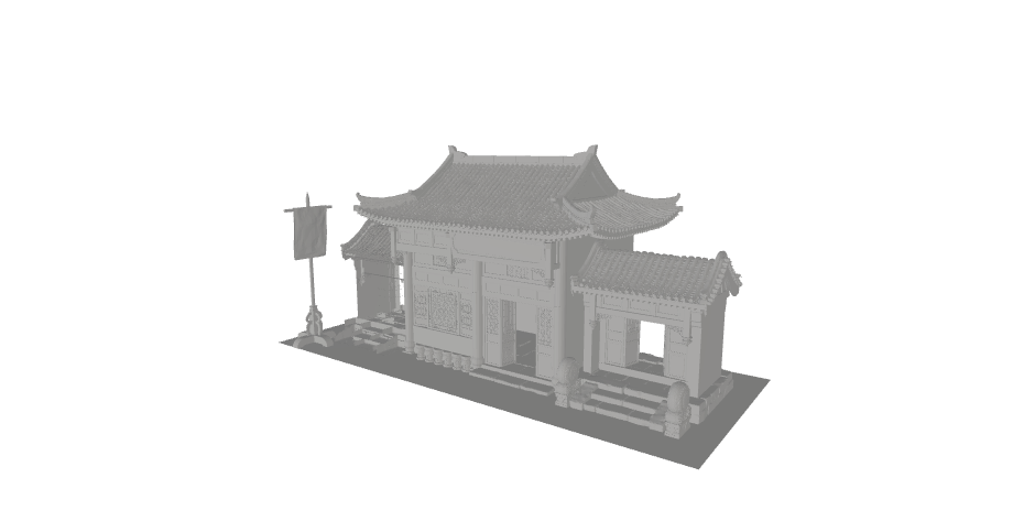 中国古代建筑模型06 ma和obj格式