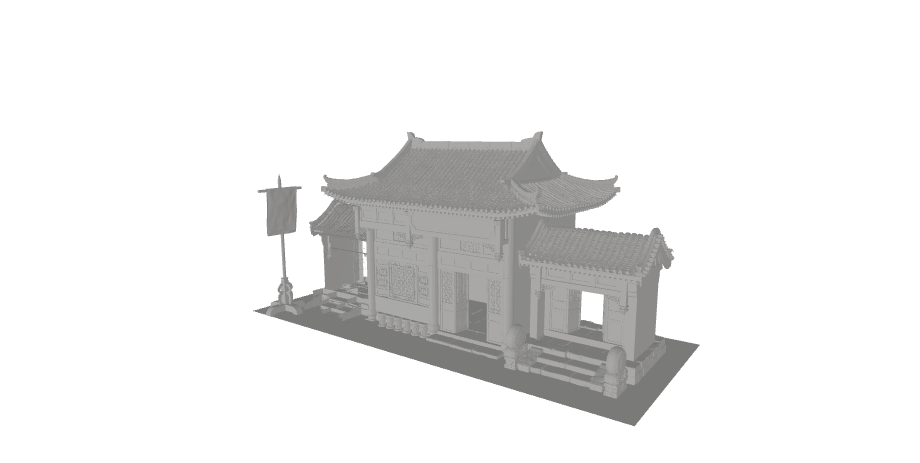 中國古代建筑模型06 ma和obj格式