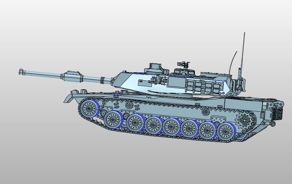 M1艾布拉姆斯主战坦克美国第三代主战坦克