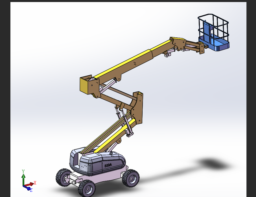 曲臂式高空作業(yè)平臺(tái)舉升裝置 