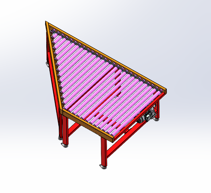 45度輥筒輸送機