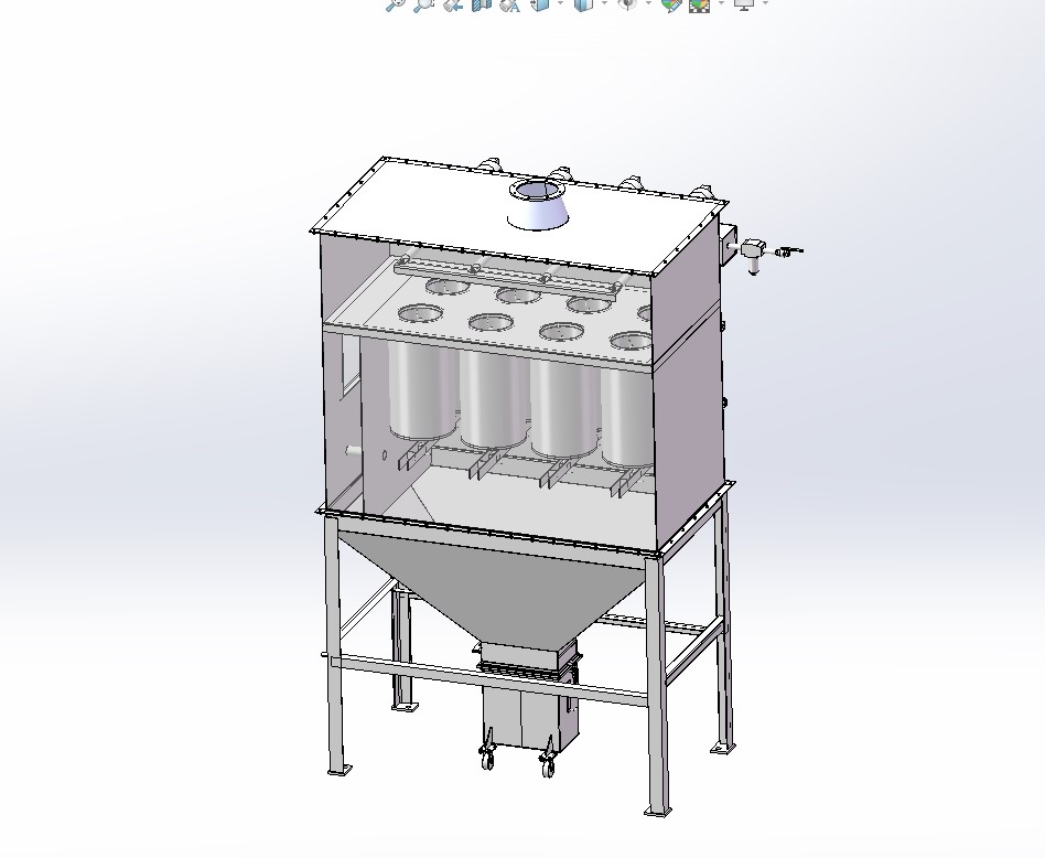 防塵濾波器除塵器3D模型