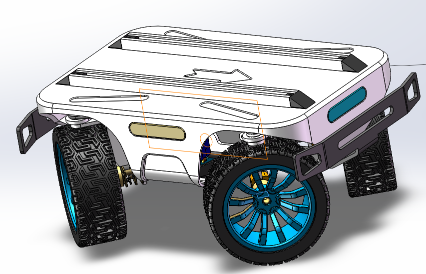 4轉(zhuǎn)彎2驅(qū)動車載機器人