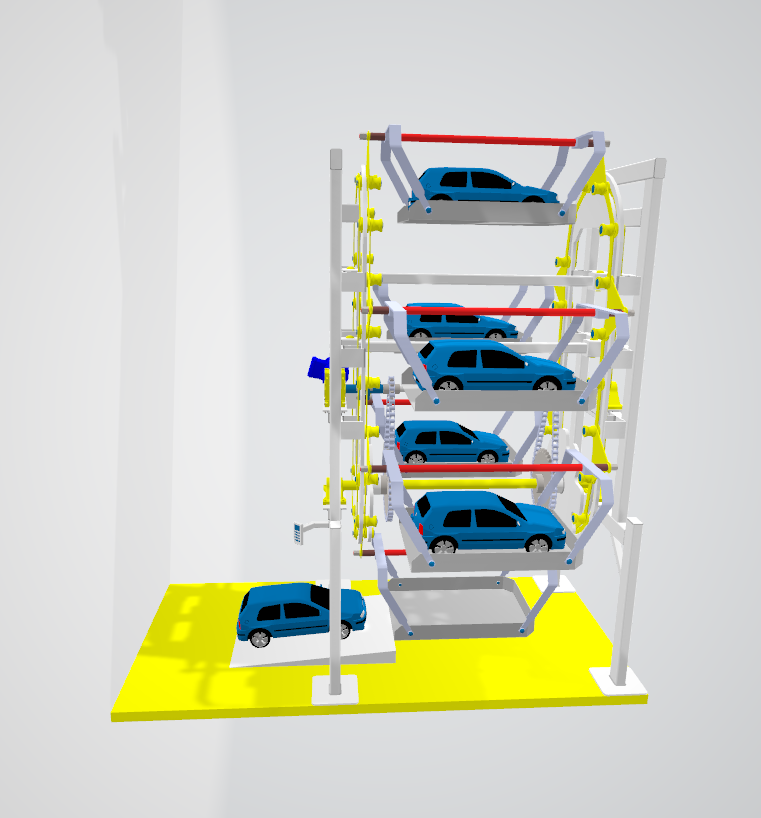 3D立体停车库设计