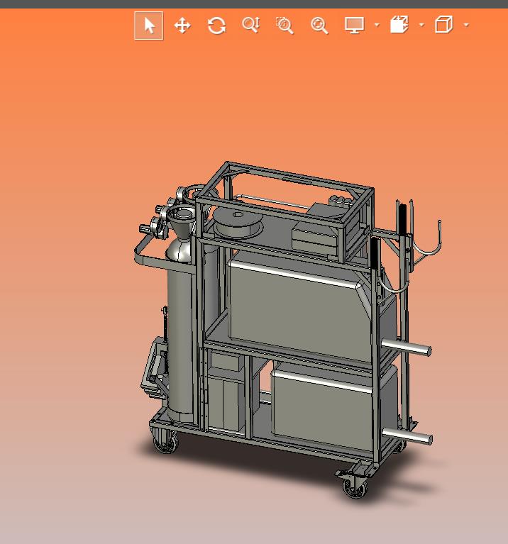 车间焊接工具车专用车带气瓶焊机焊丝