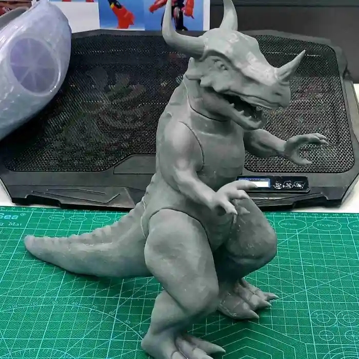 数码宝贝 暴龙兽 亚古兽进化体 成熟体 暴龙兽 恐龙 怪兽 3D打印模型
