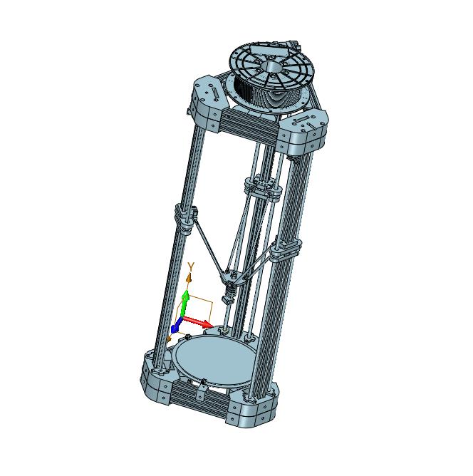 并联机器人模式3d打印机