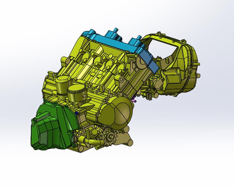 599cc液冷四缸發(fā)動機