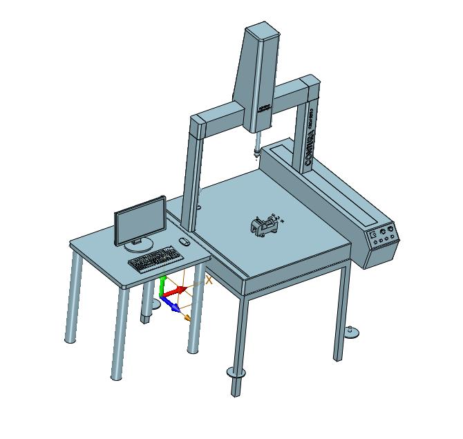 3D三維半自動(dòng)三座標(biāo)檢測(cè)儀測(cè)量機(jī)