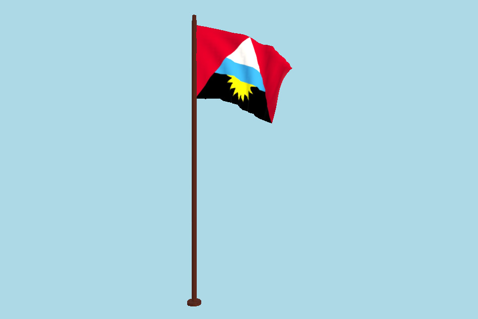 安提瓜和巴布达国旗动画