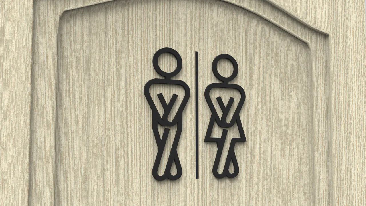 厕所门标志
