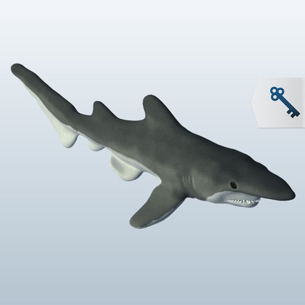 地精鲨鱼V1 3D模型