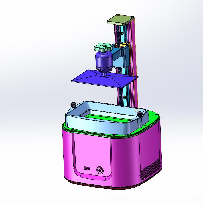 3d打印高精度工业级手办桌面光固化机