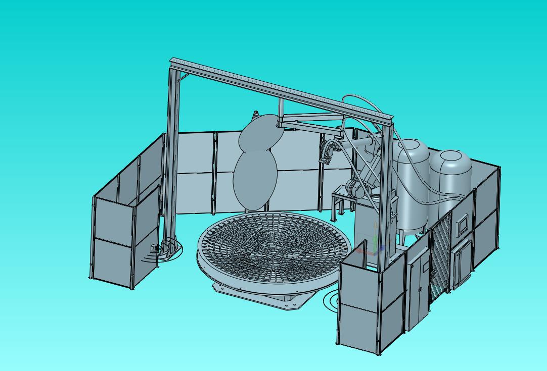 超大型零件機(jī)器人3d打印工作站