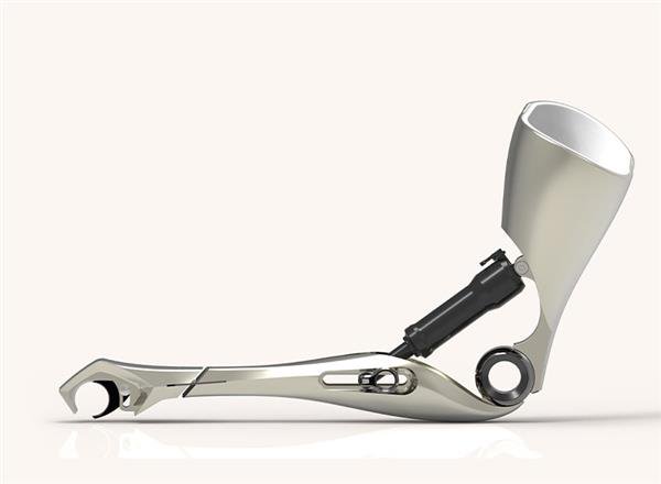 工业设计师开发用于山地自行车骑行的专业3D打印假肢