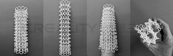 艺术院设计师测试3D打印机制造管状织物结构