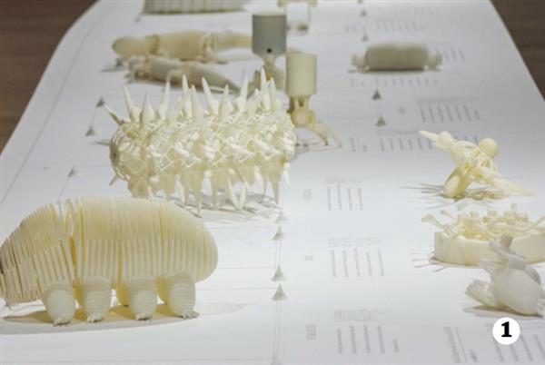 Shunji Yamanaka在伦敦展示了3D打印仿生机器人
